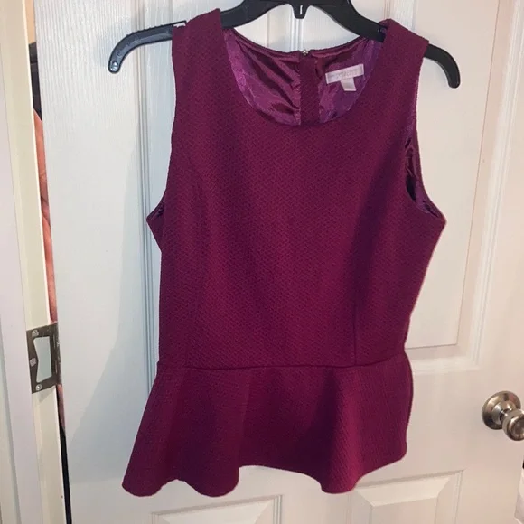 New York & Company Stretch Cute Dressy Top Size M - Picture 1 of 2